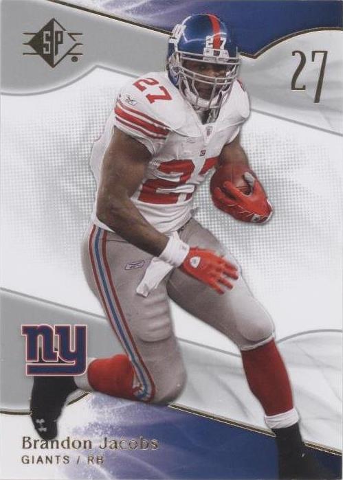 2009 SP Brandon Jacobs #36