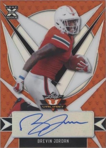 2021 Leaf Valiant Brevin Jordan #BA-BJ1