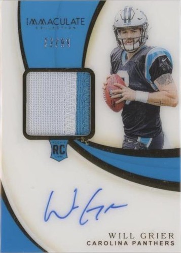2019 Panini Immaculate Collection Will Grier #105