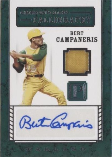 2016 Panini Pantheon - Bert Campaneris #CC-BC