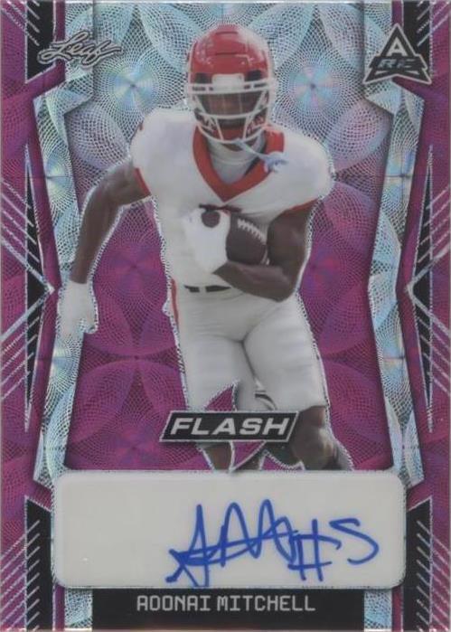 2022 Leaf Flash Adonai Mitchell #BA-AM1