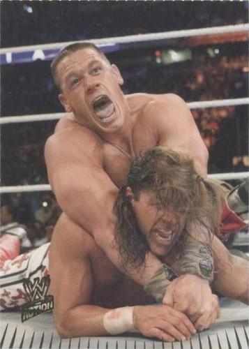 2007 Topps WWE Action - John Cena Shawn Michaels #72