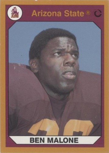 1990 Collegiate Collection Arizona State Sun Devils Benny Malone #78