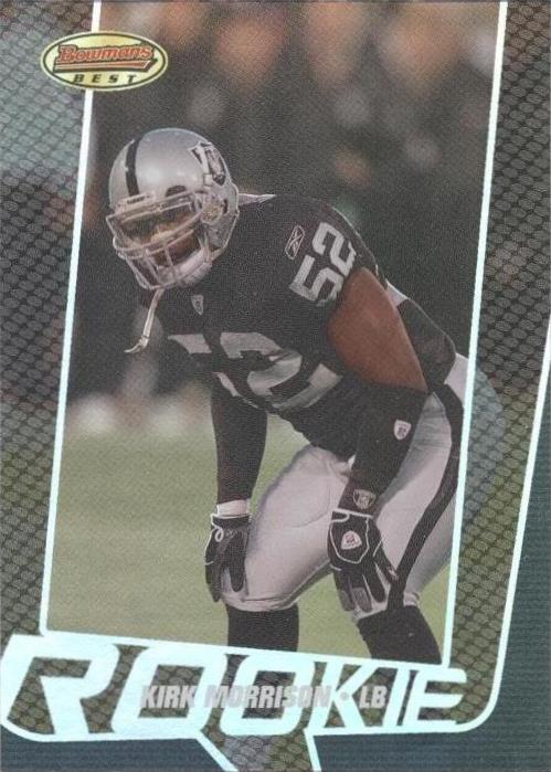 2005 Bowman's Best Kirk Morrison #82