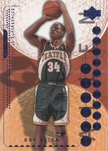 2003-04 Upper Deck Triple Dimensions - Ray Allen #80
