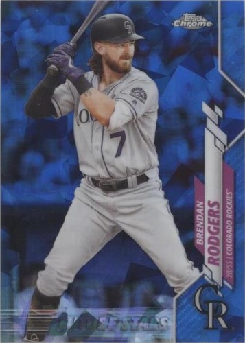 2020 Topps Chrome Sapphire Edition - Brendan Rodgers #408