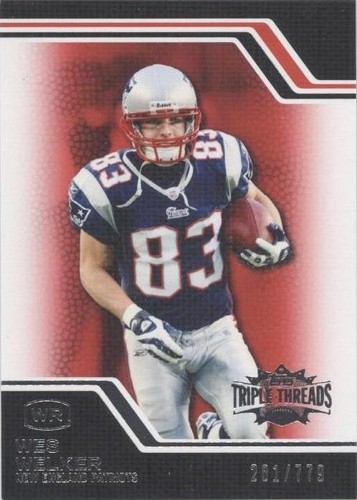 2008 Topps Triple Threads Wes Welker #65