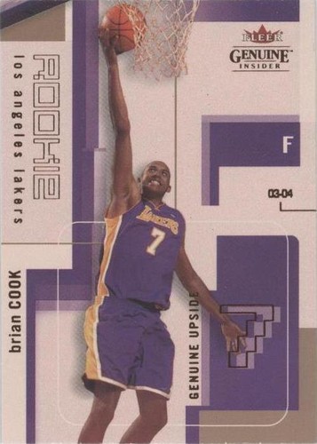 2003-04 Fleer Genuine Insider - Brian Cook #126