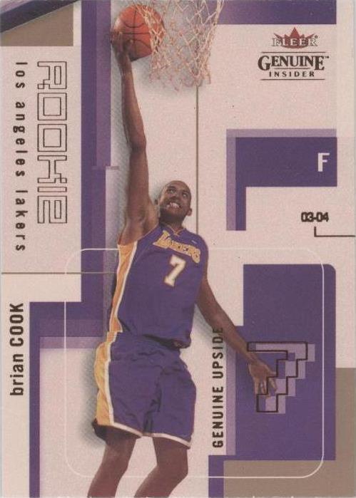 2003-04 Fleer Genuine Insider - Brian Cook #126