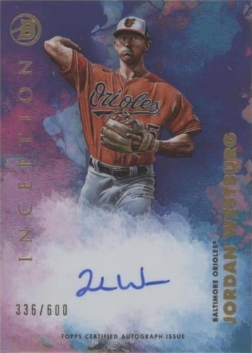 2021 Bowman Inception - Jordan Westburg #PA-JWG