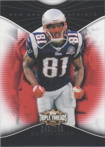 2009 Topps Triple Threads Randy Moss #75