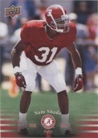 2012 Upper Deck University of Alabama Sam Shade #66