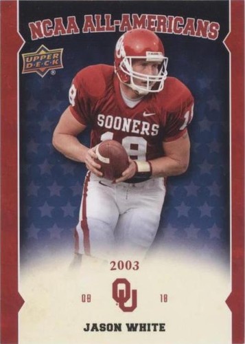 2011 Upper Deck University of Oklahoma Jason White #AA-WH