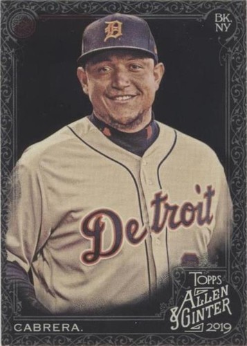 2019 Topps Allen & Ginter's X - Miguel Cabrera #112