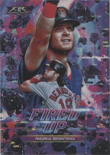 2018 Topps Fire - Andrew Benintendi #F-13