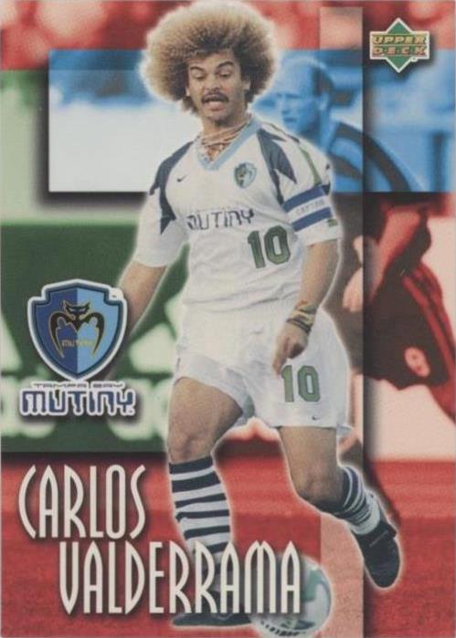 Upper Deck Bandai MLS Carlos Valderrama #45 1997