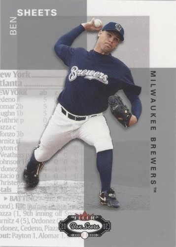 2002 Fleer Box Score - Ben Sheets #10