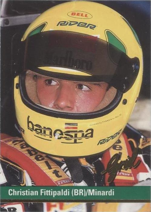 1992 Grid Motorcard Formula 1 - Christian Fittipaldi #88