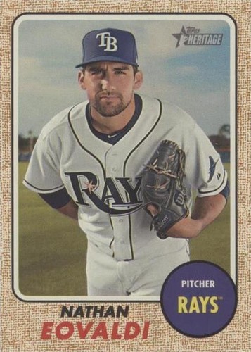 2017 Topps Heritage High Number - Nathan Eovaldi #657