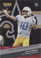 2020 Panini Instant NFL Justin Herbert #70