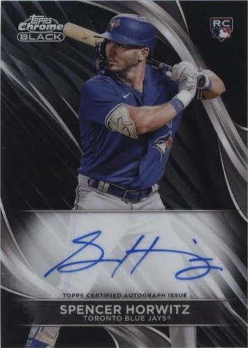 2024 Topps Chrome Black - Spencer Horwitz #CBA-SH