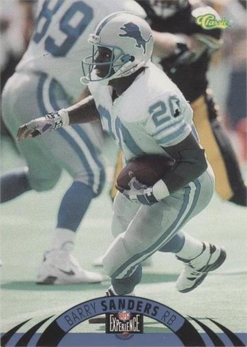 1996 Classic NFL Experience Barry Sanders #11