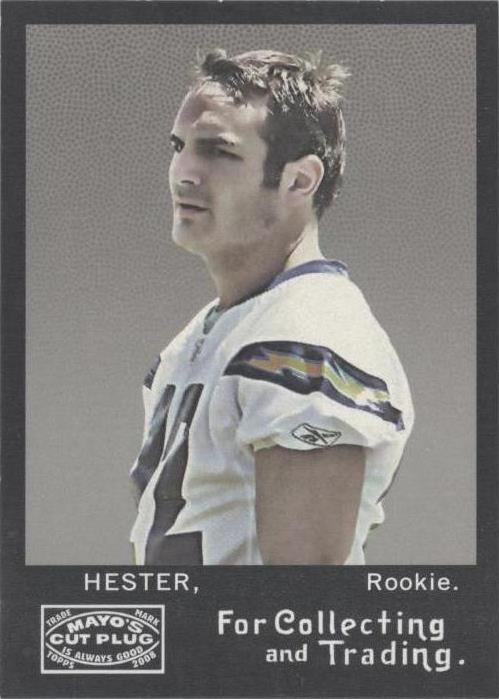 2008 Topps Mayo Jacob Hester #330
