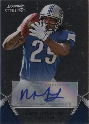 2012 Bowman Sterling Mikel Leshoure #128