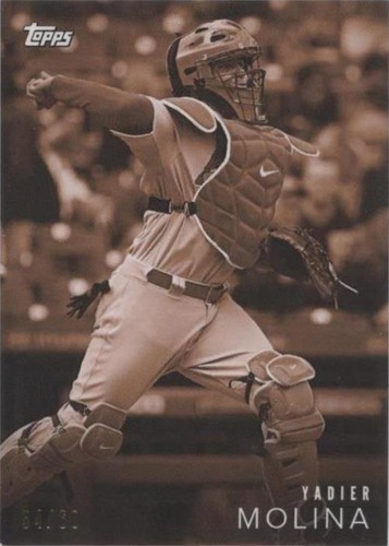 2018 Topps On Demand Black & White - Yadier Molina #12A
