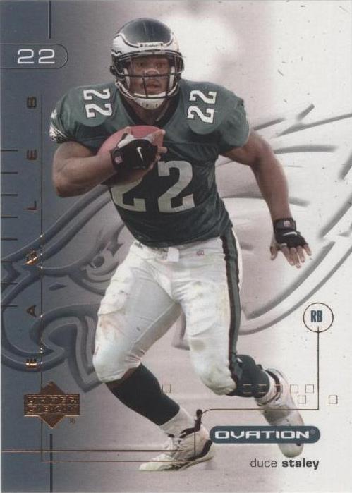2001 Upper Deck Ovation Duce Staley #68