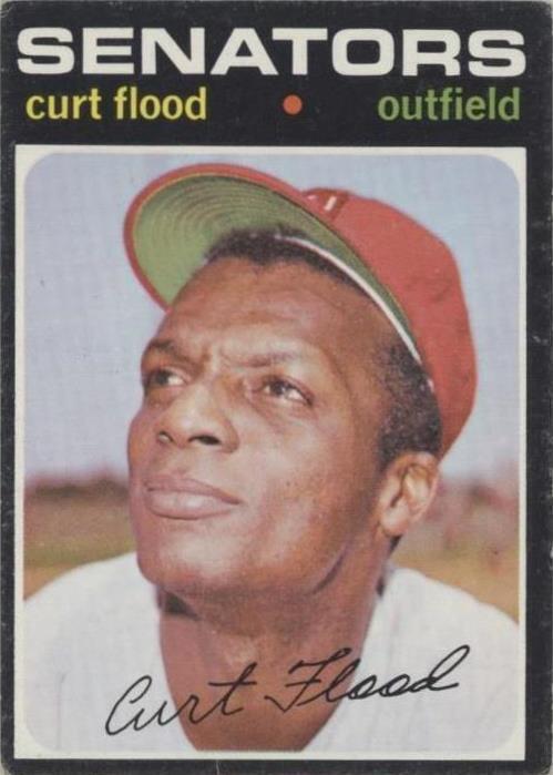 1971 Topps - Curt Flood #535
