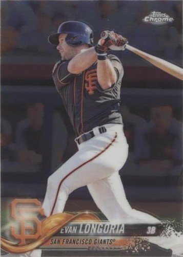 2018 Topps Chrome - Evan Longoria #95