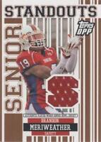 2007 Topps Draft Picks and Prospects (DPP) Brandon Meriweather #SS-BME