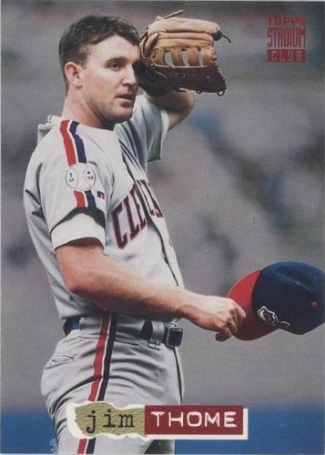 メジャーリーガー Jim Thome バット付きカード 1992 Stadium Club Baseball Jim Thome #360 | eBay