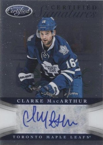2012-13 Panini Certified - Clarke Macarthur #CS-CMA