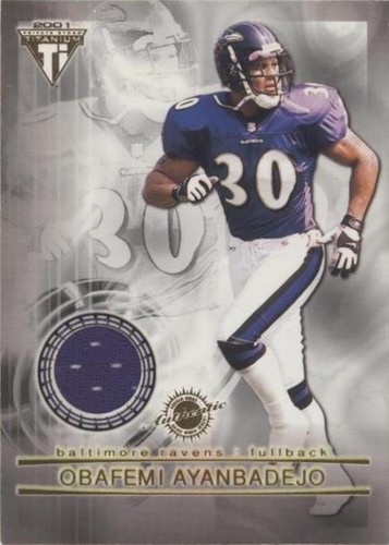 2001 Pacific Private Stock Titanium Chris Fuamatu-Ma'afala Obafemi Ayanbadejo #51