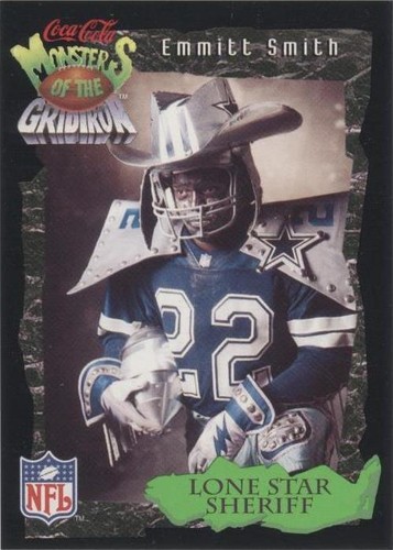 1994 Classic Pro Line Live Coca-Cola Monsters of the Gridiron Emmitt Smith #8