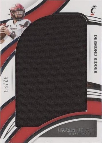 2022 Panini Immaculate Collection Collegiate Desmond Ridder #IJ-DRI