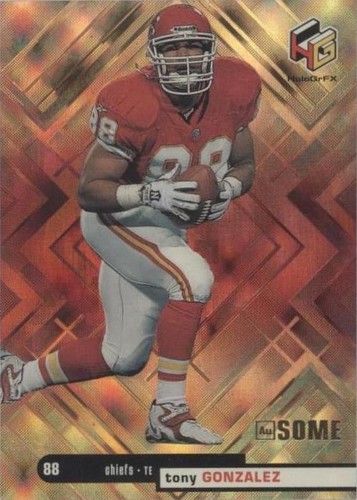 1999 Upper Deck HoloGrFX Tony Gonzalez #AU28