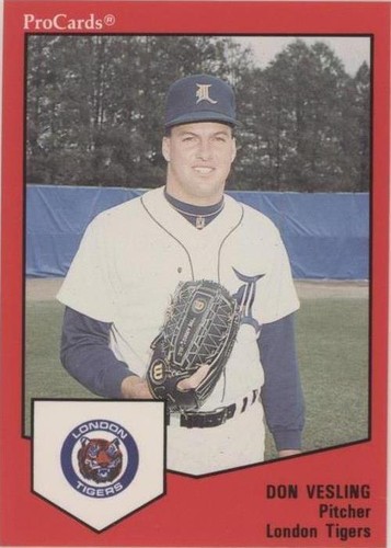 1989 ProCards Minor League Team Sets - Don Vesling #1374