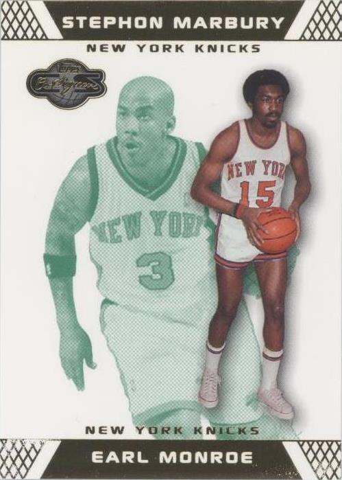 2007-08 Topps Co-Signers - Stephon Marbury/Earl Monroe #48