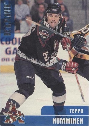 1999-00 In the Game Be A Player Memorabilia - Teppo Numminen #186
