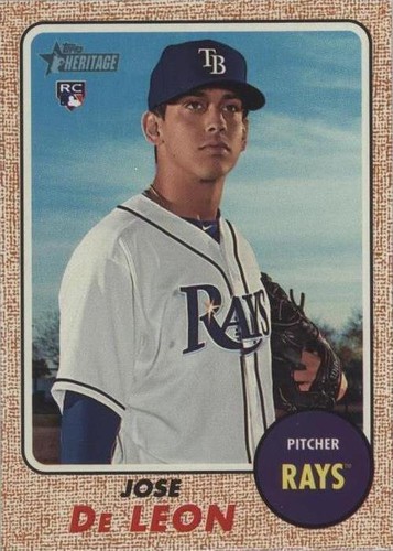 2017 Topps Heritage High Number - Jose De Leon #642