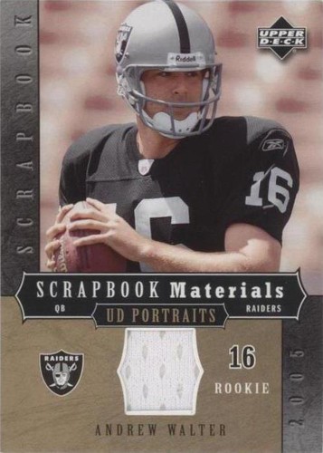 2005 Upper Deck Portraits Andrew Walter #SB-AW