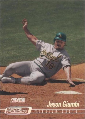 2001 Topps Fusion - Jason Giambi #95