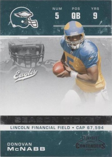 2007 Playoff Contenders Donovan McNabb #74