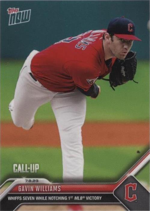 2023 Topps Now - Gavin Williams #539