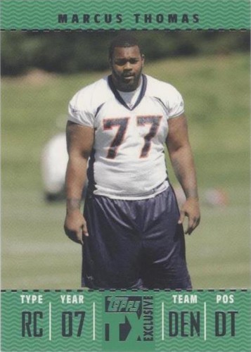 2007 Topps TX Exclusive Marcus Thomas #148