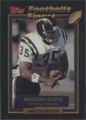 1992 Topps Football's Finest Marion Butts #3
