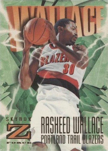 1996-97 Skybox Z Force - Rasheed Wallace #130